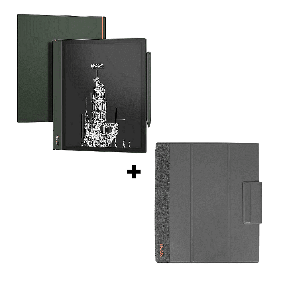 Електронен четец BOOX Note Air 2 Plus, 10.3" + Калъф за Boox Note Air 2 Plus