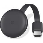 Мултимедиен плейър Google - Chromecast 3, Black