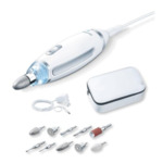 Beurer MP 62 Manicure / pedicure set ; 10 attachments; adjustable speed; left/right rotation; LED light; storage case