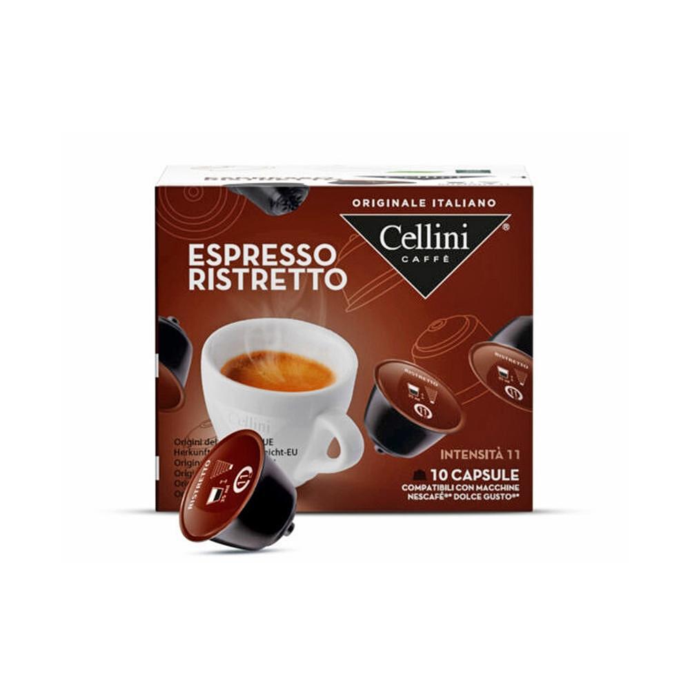 Кафе Cellini - Espresso Ristretto, 10x капсули за Dolce Gusto