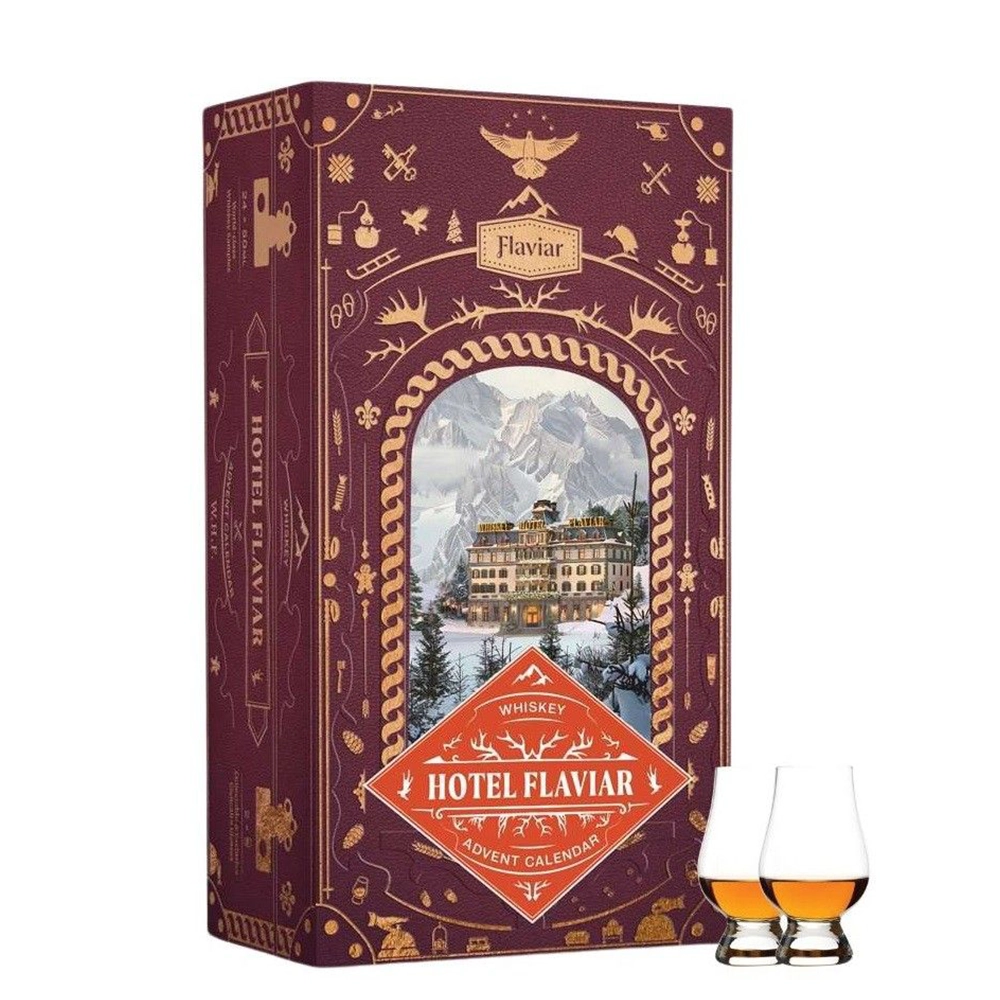 Уиски дегустационен комплект Flaviar - Hotel Flaviar Advent Calendar 2024