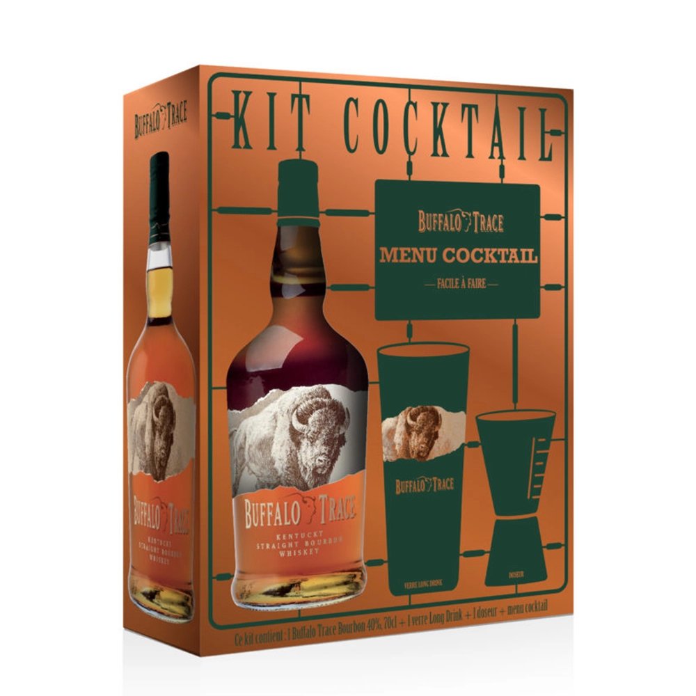Бърбън Buffalo Trace - Menu Cocktail Kit, 0.7л