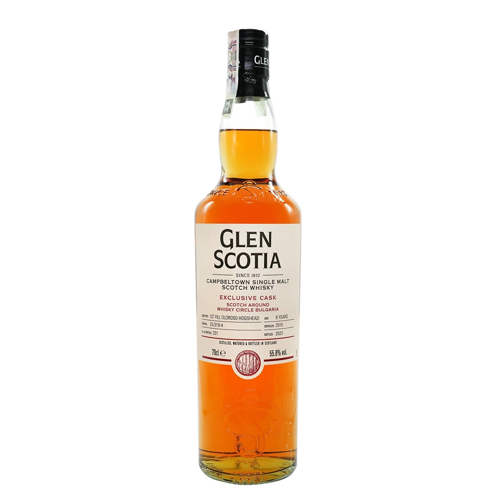 Уиски Glen Scotia - Exclusive Cask Bulgaria First Fill Oloroso, 8 годишно, 0.7л