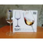 Чаши за бяло вино Tori Titanium Bohemia 6 * 390 мл, Чехия