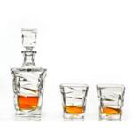 Кристален комплект 6 чаши за уиски + гарафа Bohemia ZIG ZAG