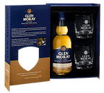 Подаръчен комплект Малцово уиски Glen Moray Classic 0.7L, 2 чаши