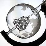 Глобус-декантер Mikamax - Globe Decanter Set Deluxe, с поставка