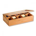Бамбукова кутия за чай с 10 отделения, KESPER Германия