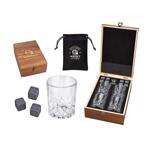 Уиски комплект Ancore - Scotch Whisky, 4x чаши и базалтови охладители