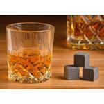 Уиски комплект Ancore - Scotch Whisky, 4x чаши и базалтови охладители