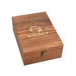 Уиски комплект Ancore - Scotch Whisky, 4x чаши и базалтови охладители