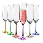 Чаши за шампанско 190 мл Bohemia Crystalex Rainbow