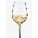 Чаши за бяло вино Bohemia Crystalex Viola Gold Spiral