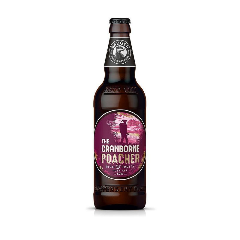 Бира Badger - The Cranborne Poacher Rich & Fruity Ruby Ale, 500 мл