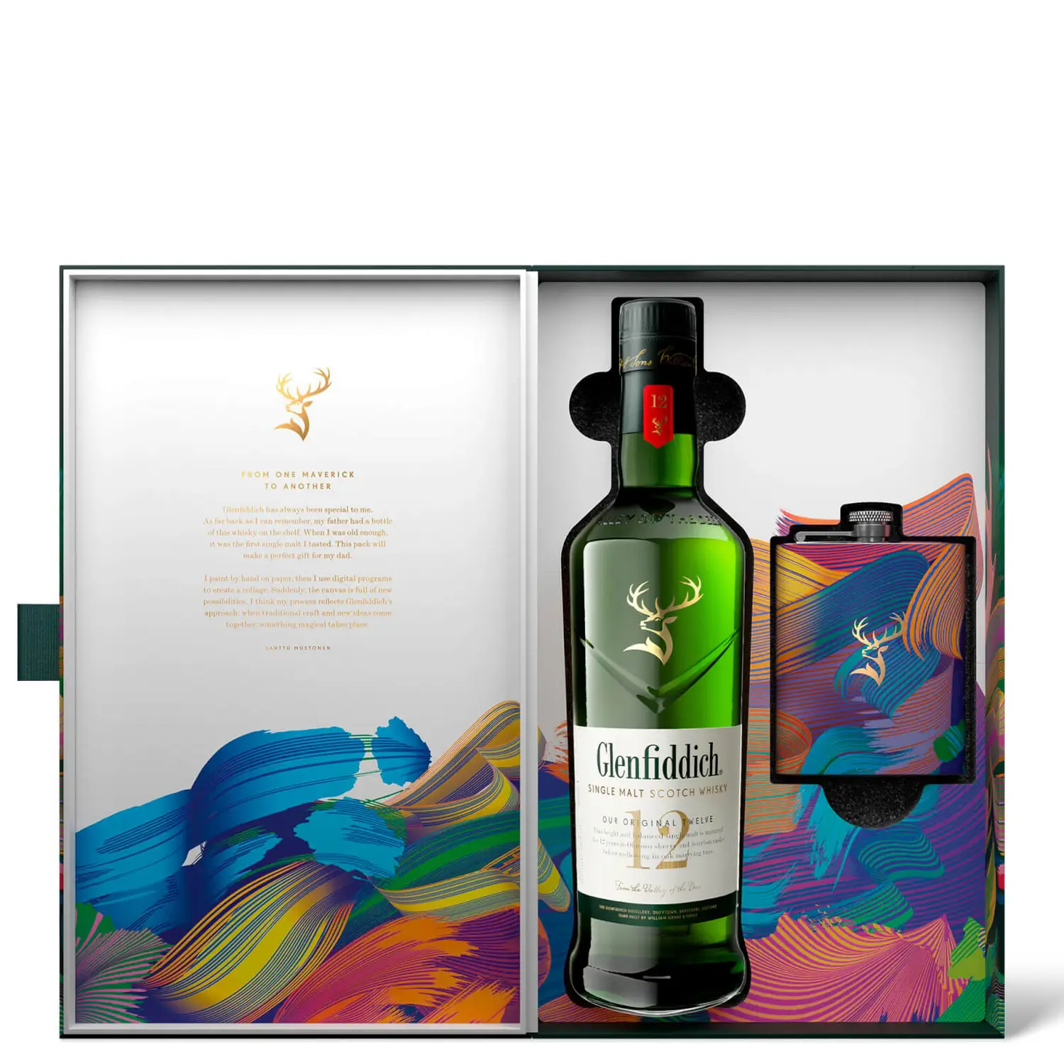 Уиски Glenfiddich - Chinese New Year Limited Edition 2022, 12 годишно, 0.7л, с 2x чаши-Copy