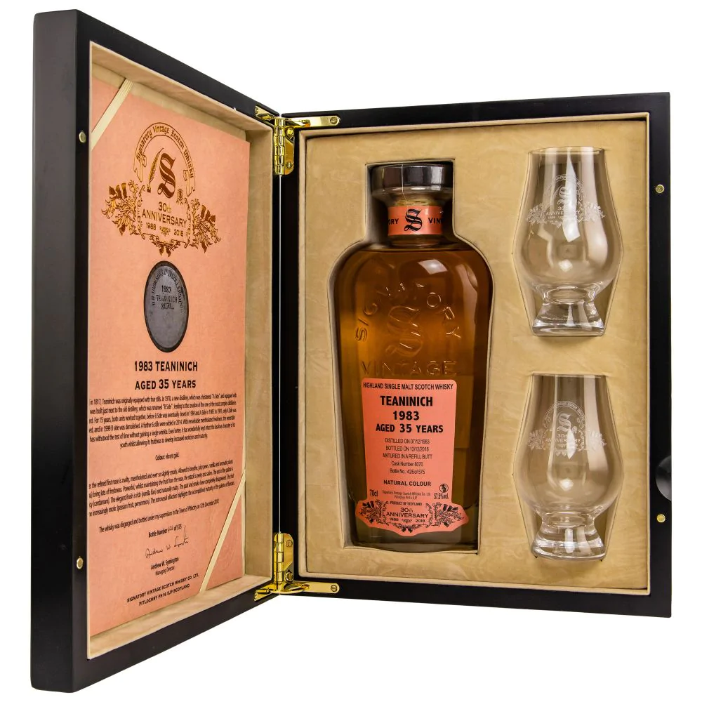 Уиски Signatory 30th Anniversary - TEANINICH 1983, 35 годишно, 0.7л