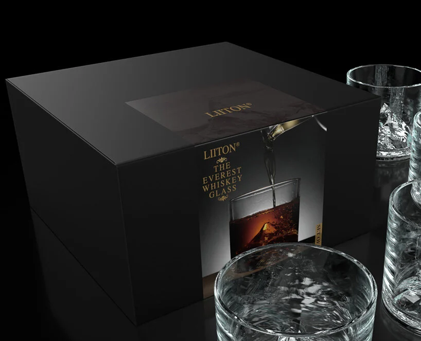 Чаши за уиски Liiton - Everest, 4x 300мл