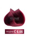 L'Oreal Majirel - Професионална боя за коса - Majirouge 6.66 - тъмно русо наситено червено - 50 ml