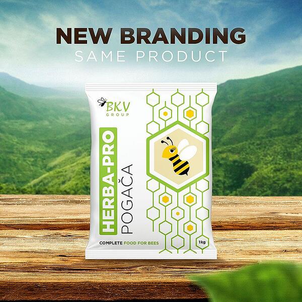 BKV HERBA PRO – Висококачествена храна за пчели (Паста)