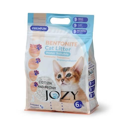 ВОДОРАЗТВОРИМА ПОЛИМЕРНА БИОРАЗГРАДИМА КОТЕШКА ТОАЛЕТНА JOZY 6.5 L, 4 kg