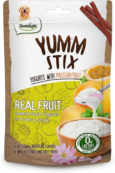 Лакомства Yumm stix Yogurts with Passion Fruit, с Йогурт и маракуя WET and SOFT, 70 гр