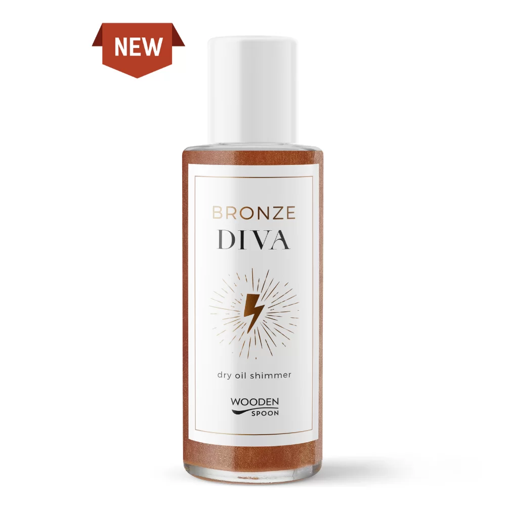 Бляскаво сухо олио за тяло Bronze Diva, Wooden Spoon