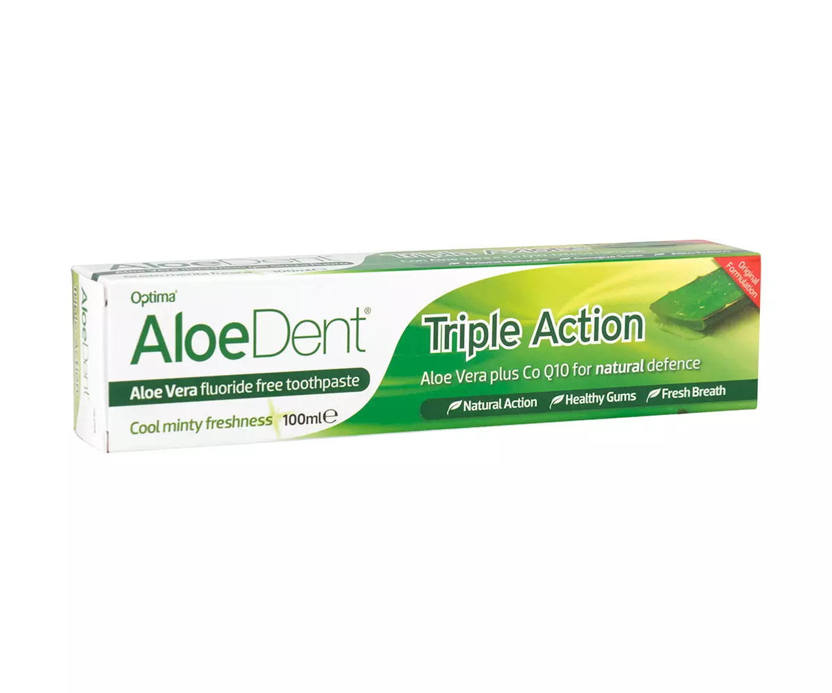 Паста за зъби с алое и CoQ10, Aloe Dent, 100 мл