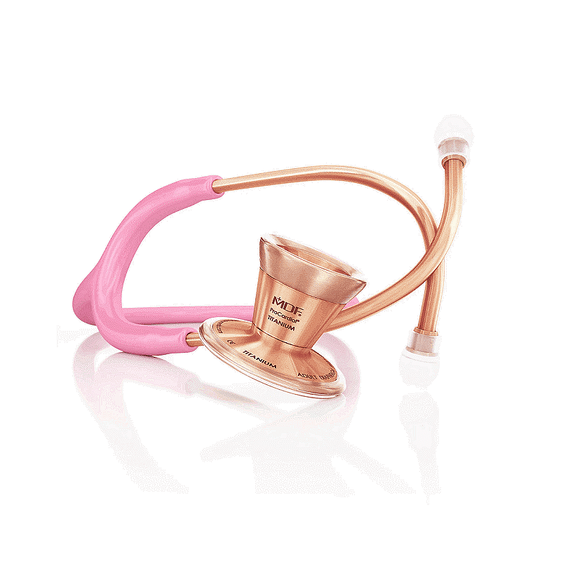 Стетоскоп MDF ProCardial Titanium розов/розово злато
