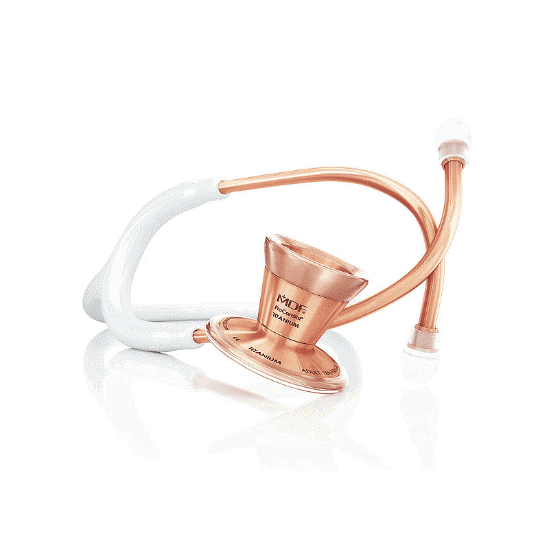Стетоскоп MDF ProCardial Titanium бял/розово злато