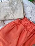 Къси панталонки - оранжев цвят