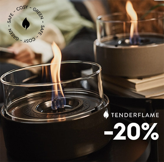20% отстъпка на налични продукти Tenderflame