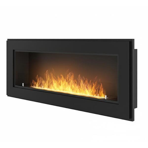 Биокамина Frame 1200 Black Matt + стъкло