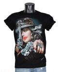 Тениска Gangster Woman Pistols 3D-140
