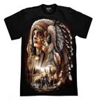 Тениска Indian King of Wolves 3D-141