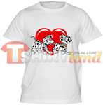 Детска тениска Влюбени далматинци