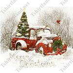 Коледна Възглавничка "Коледен Камион" 2-Copy
