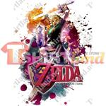 Тениска "Zelda - Ocarina of time" - F54 - Боец