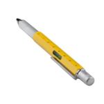 Химикалка жълта с нивелир SILVER FLAME