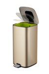 EKO Кош за отпадъци с педал “REGENT“ - 32л - цвят златно шампанско