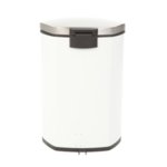 EKO Кош за отпадъци с педал “SHELL“ - 18 литра - бял