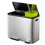 EKO Кош за разделно събиране на отпадъци с 2 педала “ECOCASA“ - (30 + 15) литра - мат