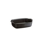 EMILE HENRY Керамична правоъгълна форма за печене "INDIVIDUAL OVEN DISH" - 22 х 15 см - цвят черен