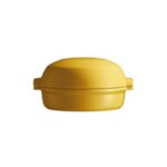 EMILE HENRY Керамична форма за печене с капак "CHEESE BAKER" - Ø 19 см - цвят жълт