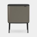 КОШ BRABANTIA BO TOUCH, 3X11L, PLATINUM