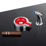 Комплект запалка и пепелник за пури - PIERRE CARDIN