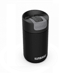 Термочаша ​от неръждаема стомана Kambukka Olympus с термокапак Snapclean®, 300 мл, смолисточерна