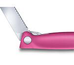 Кухненски сгъваем нож Victorinox SwissClassic, розов