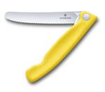 Кухненски сгъваем нож Victorinox SwissClassic, жълт