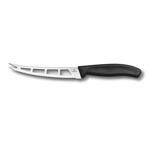 Нож за масло и меки сирена Victorinox SwissClassic 13 см., назъбено острие, черен
