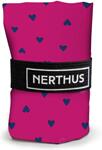Nerthus Чанта за пазаруване "Сърчица" - розова